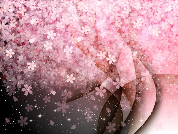 Sakura Japanse patroon achtergrond — Stockvector