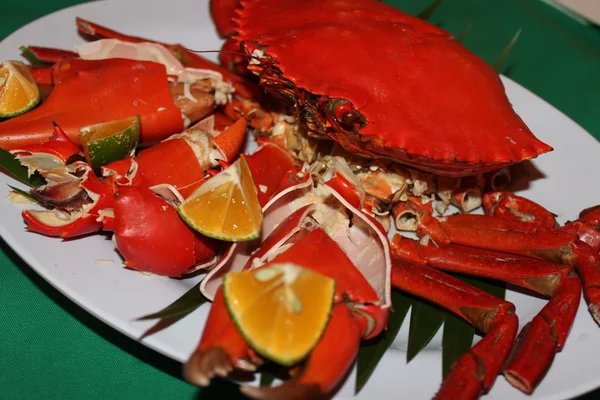 マングローブ蟹カニ料理 — ストック写真