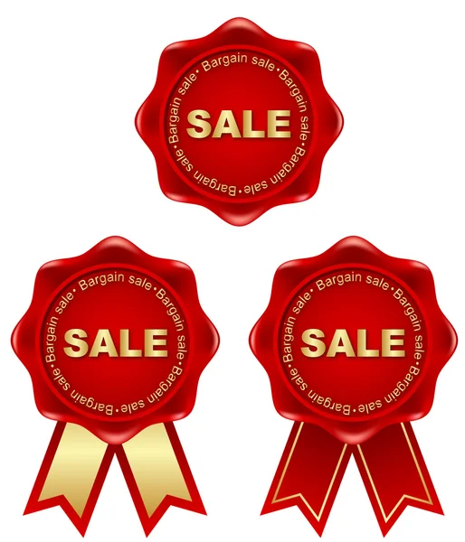 Sale medal frame — Stock Vector