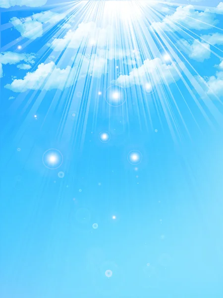 Sky Cloud Arrière plan — Image vectorielle