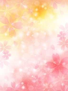 kiraz ağaçlarının arka plan