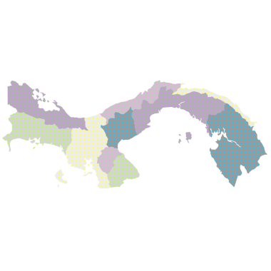 Panama kaart land