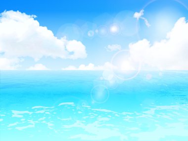 deniz gökyüzü manzara