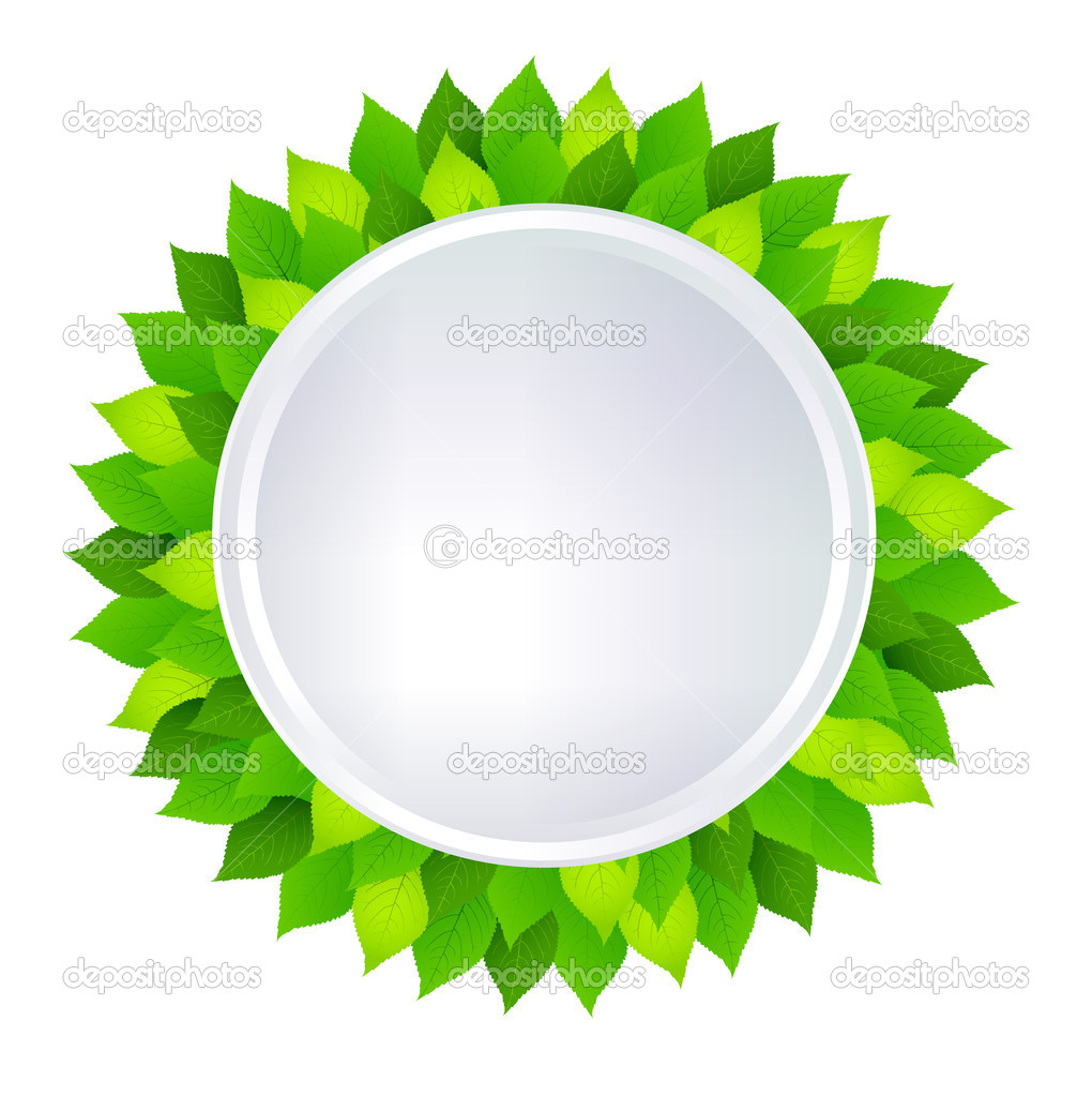 Leaf medal frame Stock Vector Image by ©JBOY24 #43199387