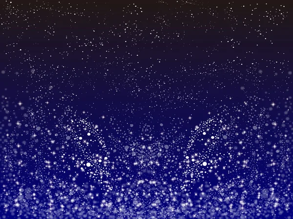 Stella cielo notturno paesaggio — Vettoriale Stock
