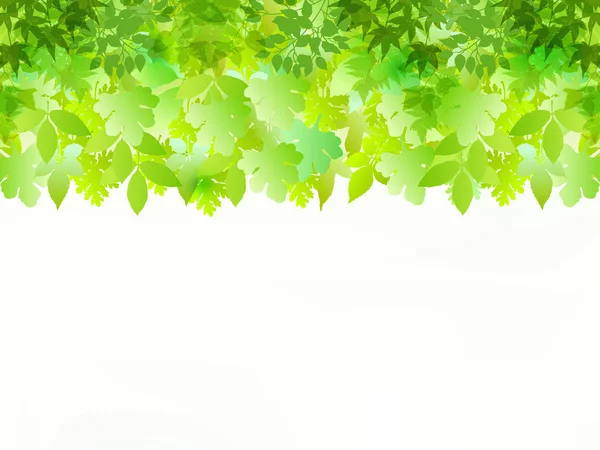 鲜绿色的天空景观 — 图库矢量图片