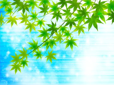 taze yeşil gökyüzü manzara