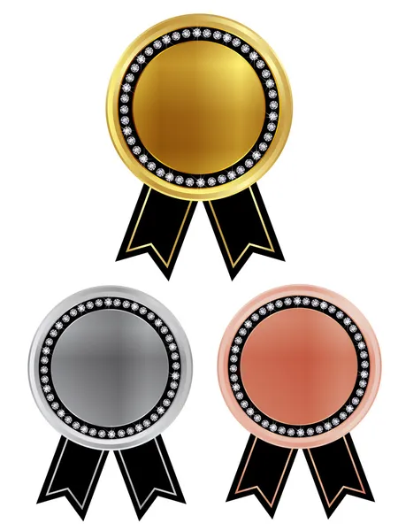 Quadro de medalha de ouro —  Vetores de Stock