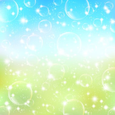 gökyüzü taze yeşil peyzaj