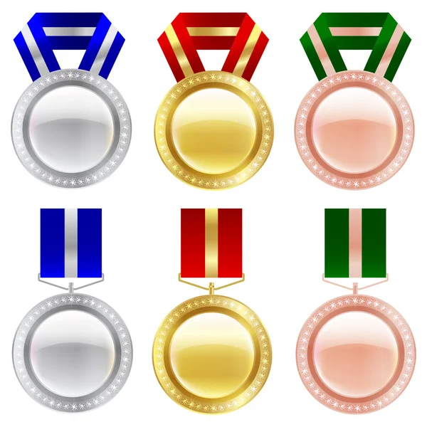 Marco de medalla de oro — Vector de stock