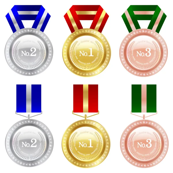 Quadro de medalha de ouro — Vetor de Stock
