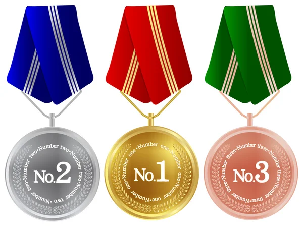 Quadro de medalha de ouro — Vetor de Stock