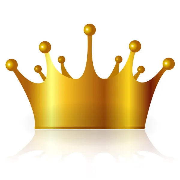 Crown gold crown — Stock Vector