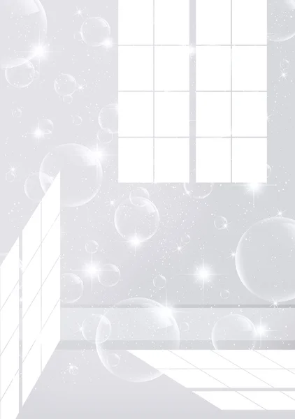 Lichtraum für Fenster — Stockvektor