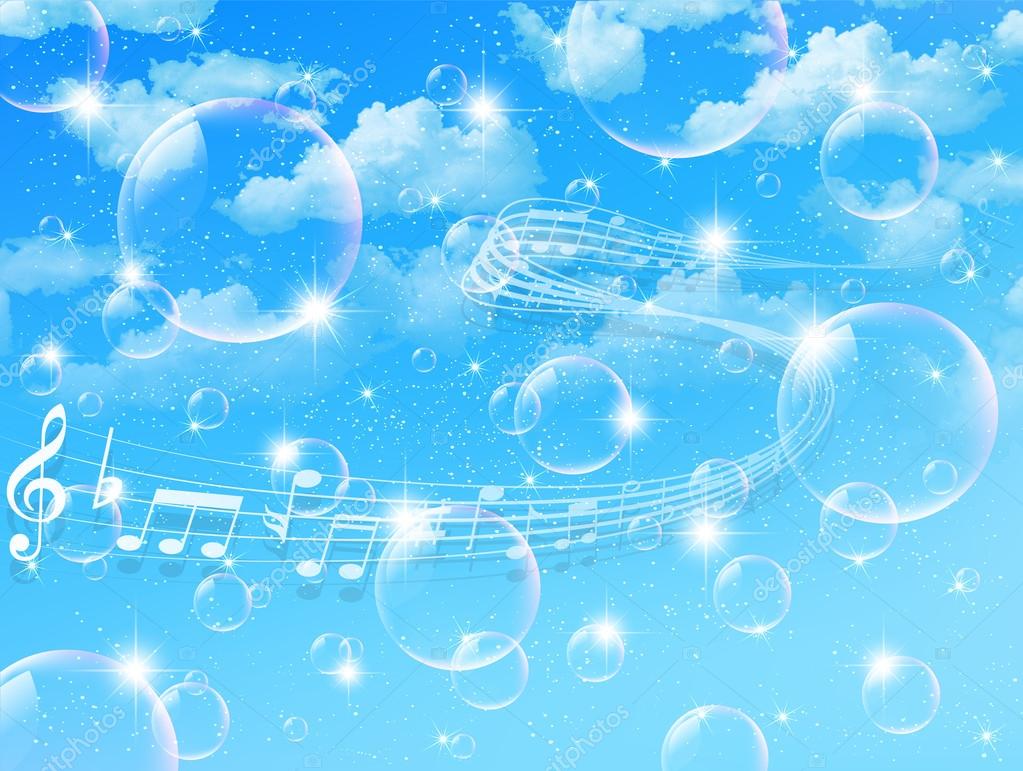 Note music sky — Stock Vector © JBOY24 46245935