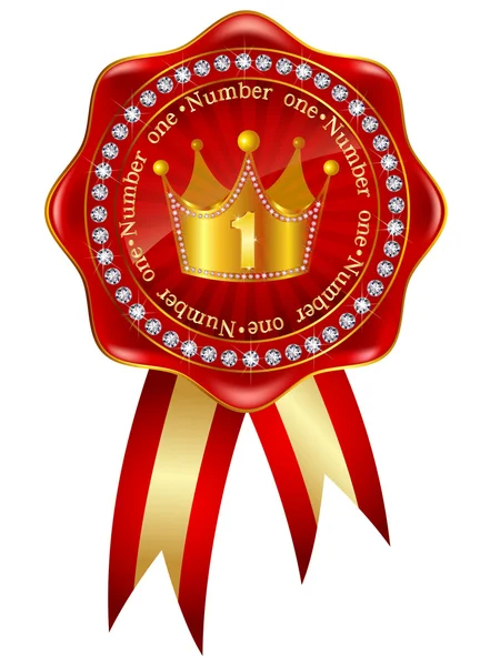 Krone-Medaille — Stockvektor