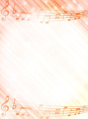 müzik Not arka planı