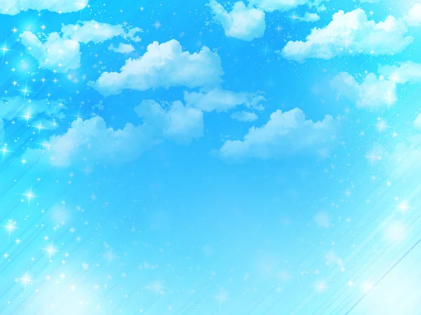 天空云彩景观 — 图库矢量图片