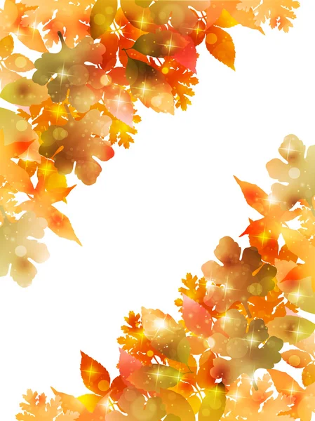 Maple Herfstbladeren — Stockvector