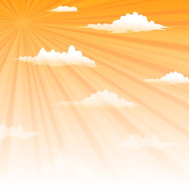 gökyüzü bulutlar peyzaj