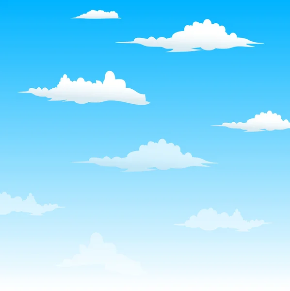 Cielo nubes paisaje — Archivo Imágenes Vectoriales