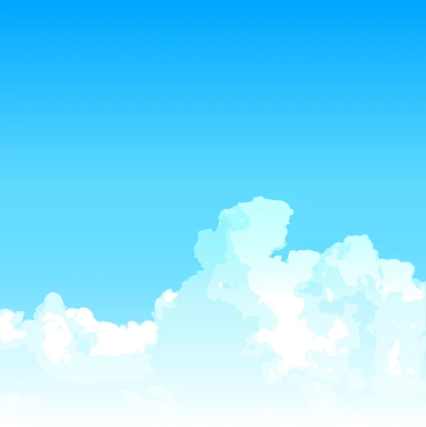 Cielo nuvole paesaggio — Vettoriale Stock