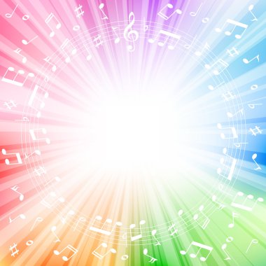 müzik Not arka planı