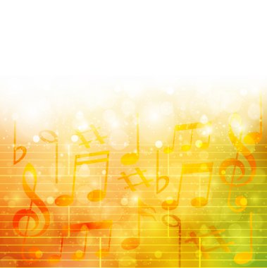 müzik Not arka planı