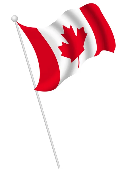 Bandeira Nacional do Canadá — Vetor de Stock