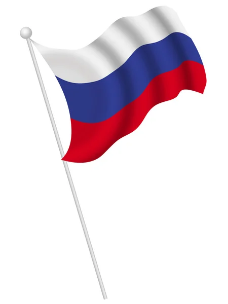 Σημαία της Ρωσίας εθνική σημαία — Διανυσματικό Αρχείο