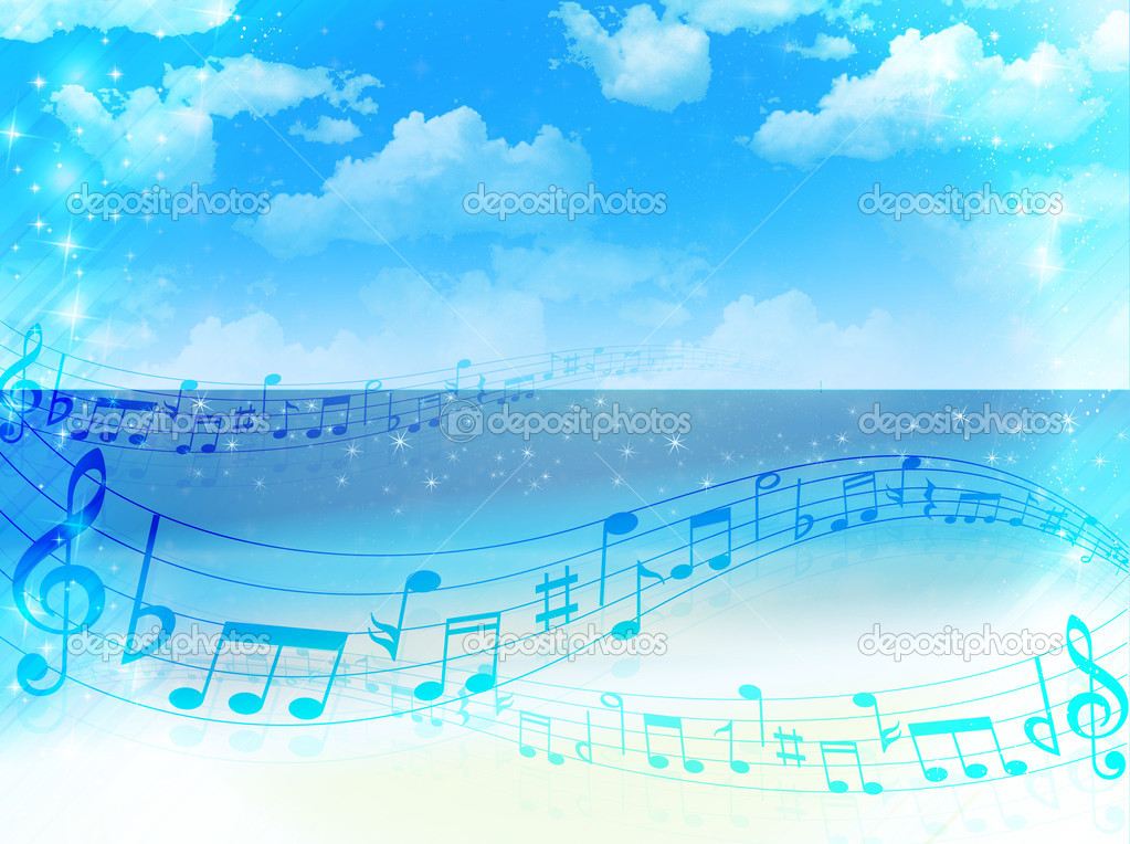 Music note sea