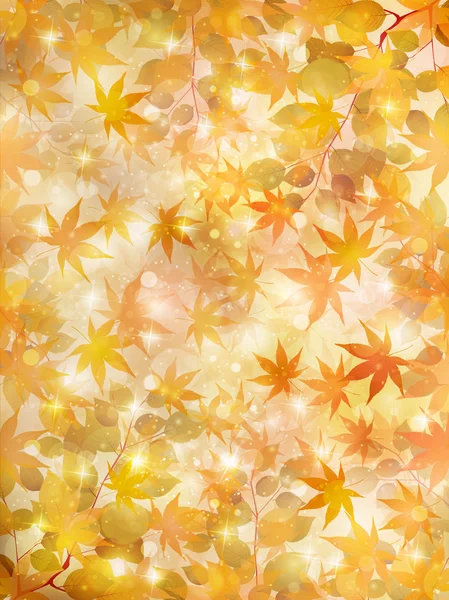 Кленовые осенние листья фона — стоковый вектор
