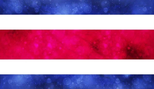 Costa Ricas Flagge — Stockvektor