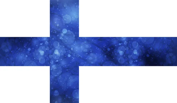 Finlandia país de bandera nacional — Vector de stock