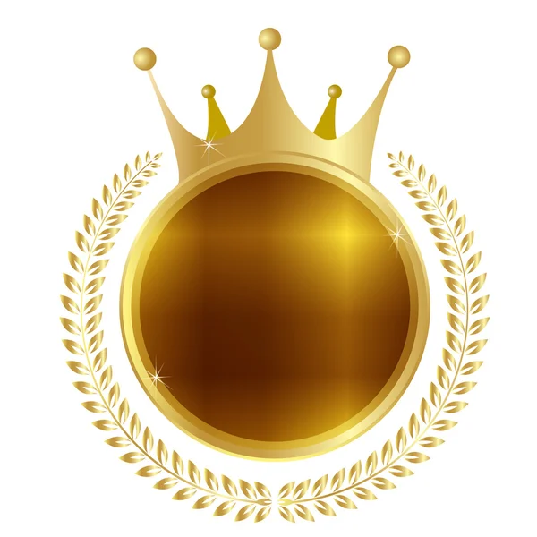 Marco de medalla corona — Vector de stock
