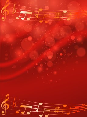 müzik Not arka planı
