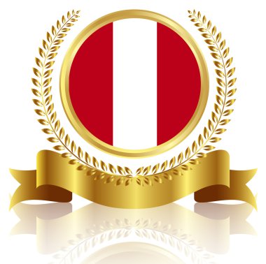 Peru ulusal bayrak çerçeve