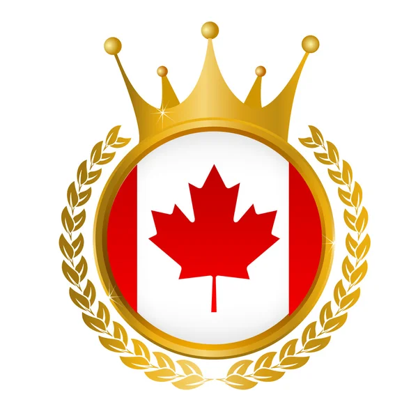 Canada flag frame — Stock Vector