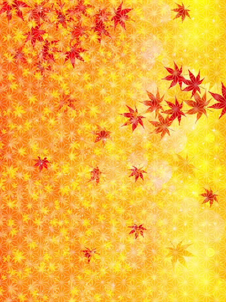 Ahorn Herbst Blätter Hintergrund — Stockvektor