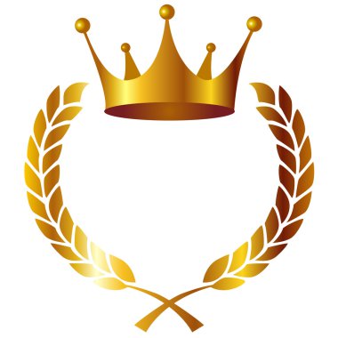 Laurier taç çerçeve