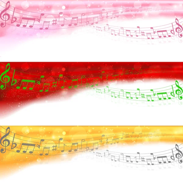 Note de musique fond — Image vectorielle