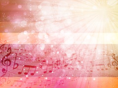 müzik Not arka planı