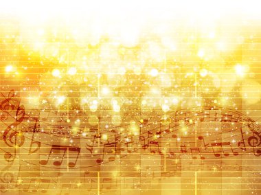 müzik Not arka planı