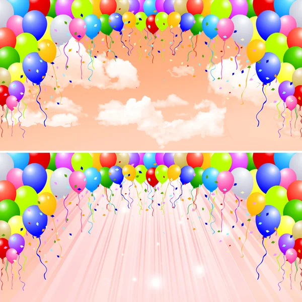 气球坠背景 — 图库矢量图片