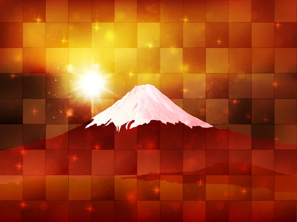 Fondo cielo Fuji — Archivo Imágenes Vectoriales