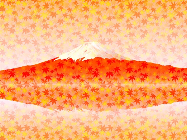 Fondo de arce Fuji — Vector de stock