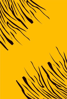 Kaplan Yeni Yıl kartı kaplan modeli 