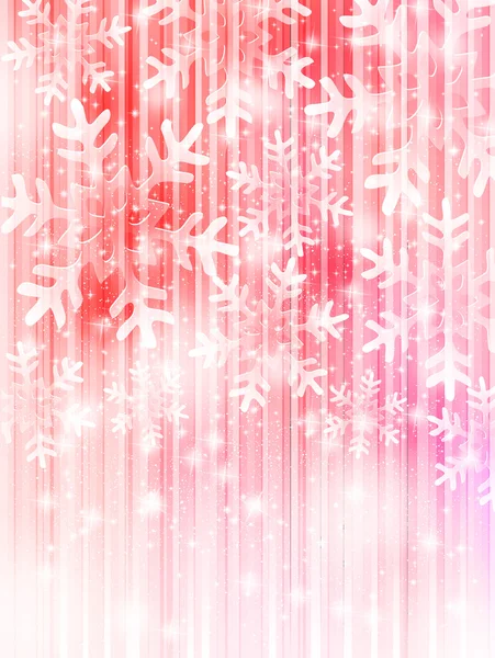 クリスマス雪背景 — ストックベクタ