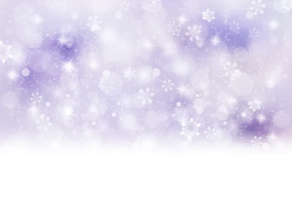 クリスマス雪背景 — ストックベクタ