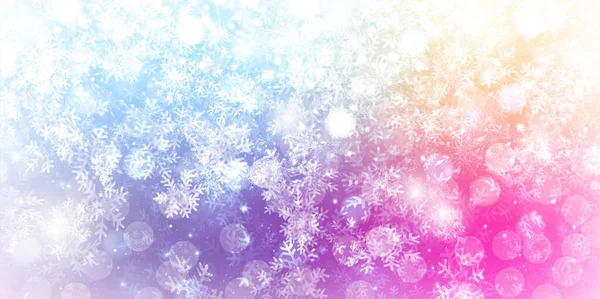 Neige Noël Hiver Aquarelle Fond — Image vectorielle